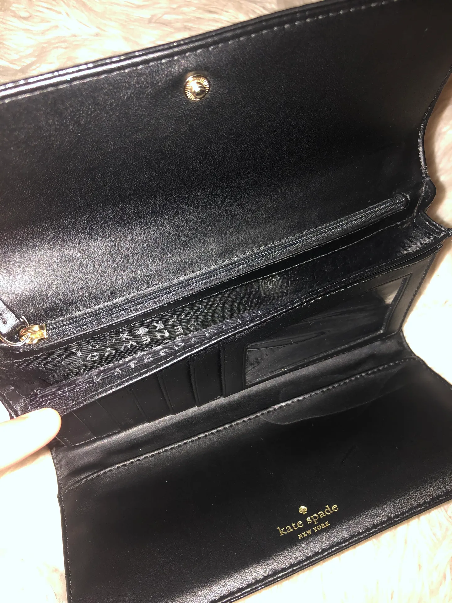 Kate Spade Sandra Bay Street Wallet - Black - Image 4