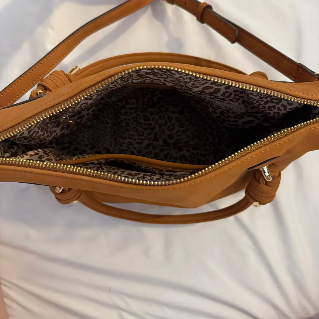 NWOT Nanette Lepore Clarisse Nubuck Satchel with Knot - Image 3