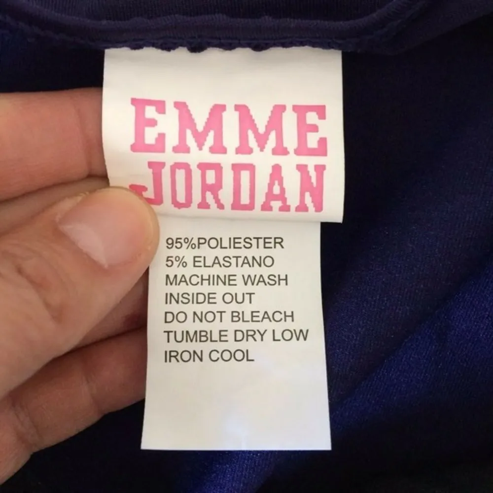 Emme Jordan Women's Swimsuit Bikini Blue Size M - Image 4