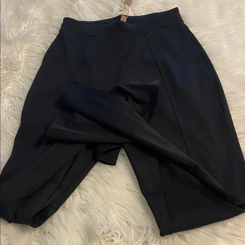Shapellx Black Women's Pants size M inseam 30” waist 26” elastic brand new Size M - Image 11