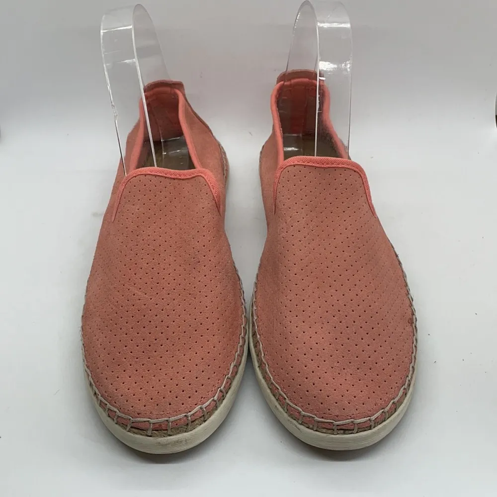 SeaVees Ocean Park Suede Espadrilles in Coral 8.5 - Image 2