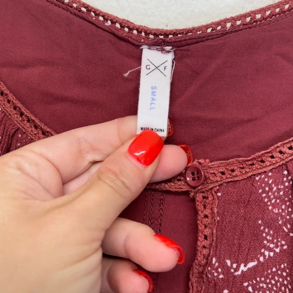 GENTLE FAWN Sonnet Henna Floral Tunic Boho Dress - Image 7