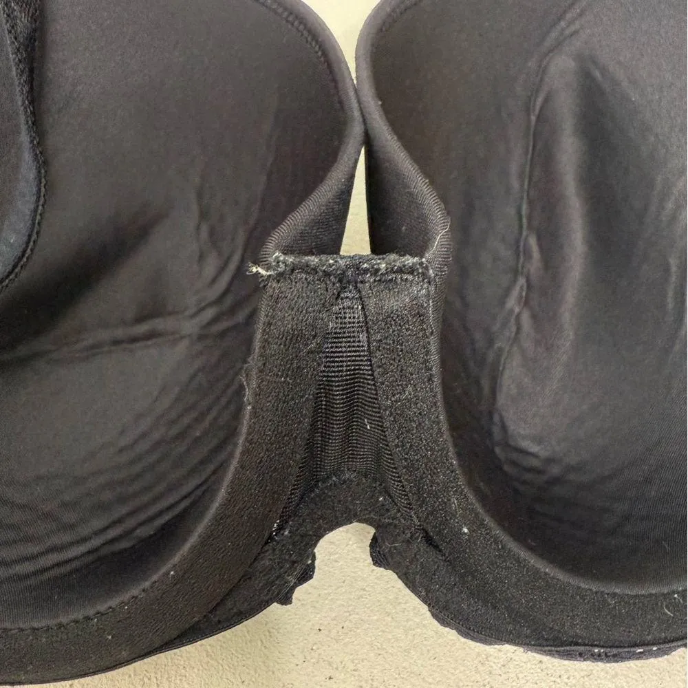 Wacoal Instant Icon T-Shirt Bra 853322 Size 34G Black Lace Underwire - Image 2