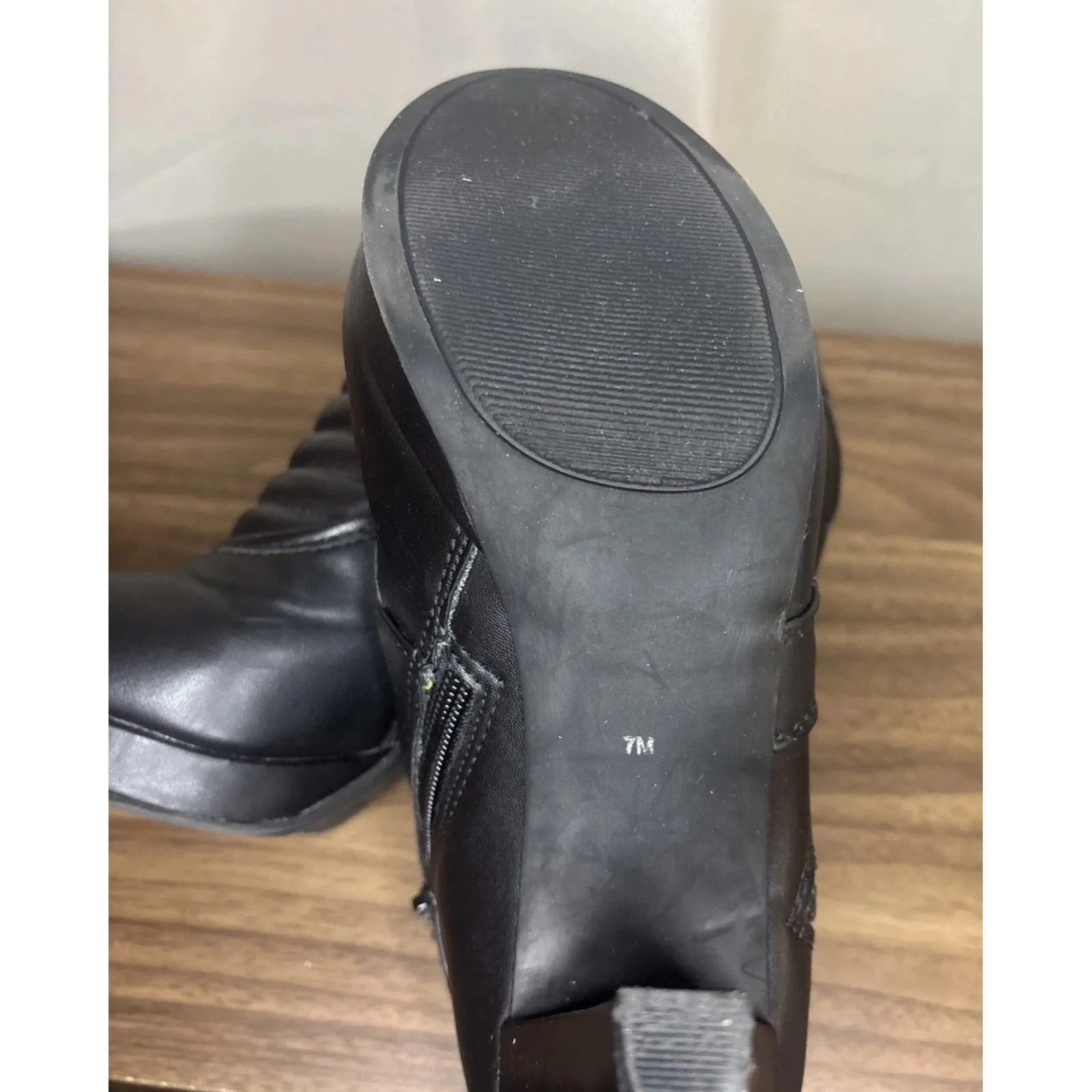 Guess Women’s Black‎ Daniya Heel Bootie Shoes/Pumps. Clasp & Zipper Size 7 - Image 10