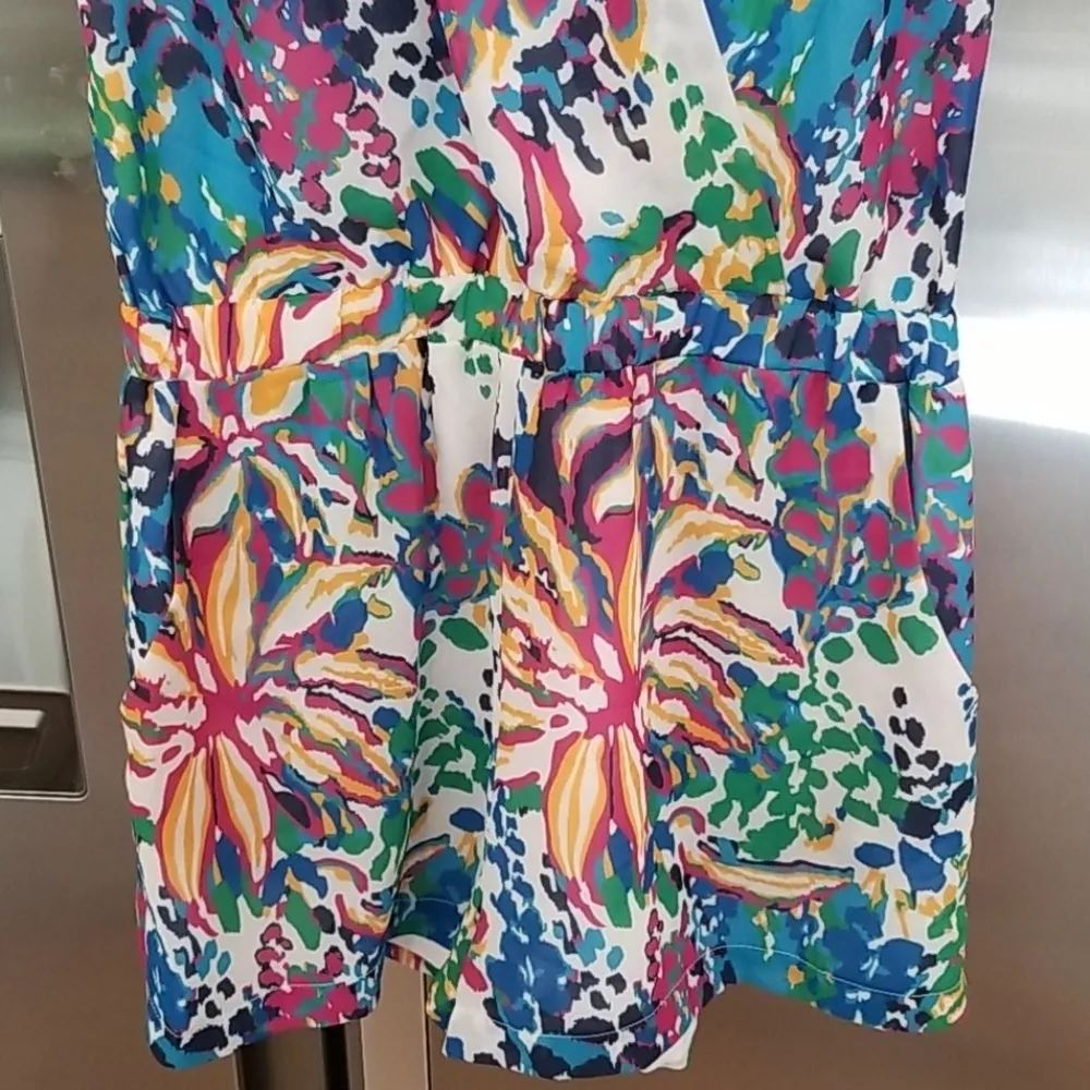 💕ADELYN RAE💕 Sleeveless Pattern Romper - Image 4