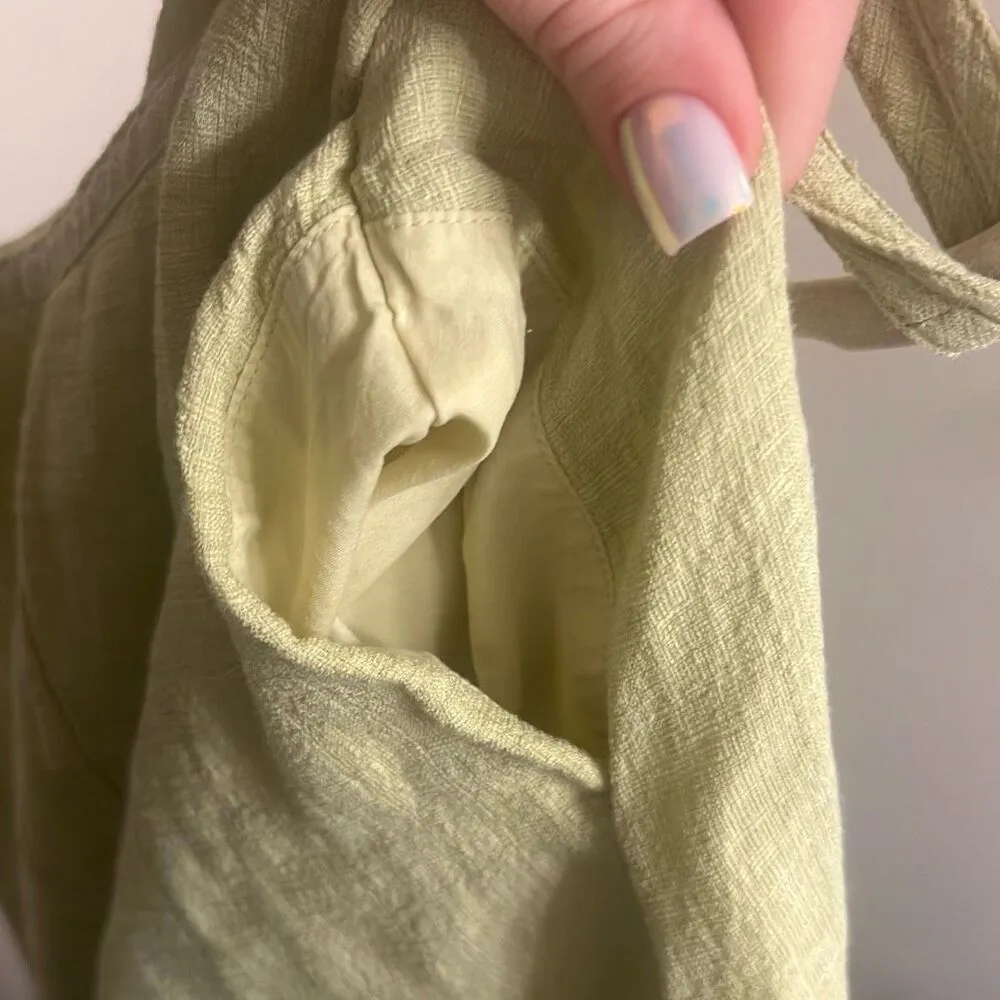 ✨Eileen Fisher Lime Linen Sleeveless Tank Sz XL Dress✨ - Image 8