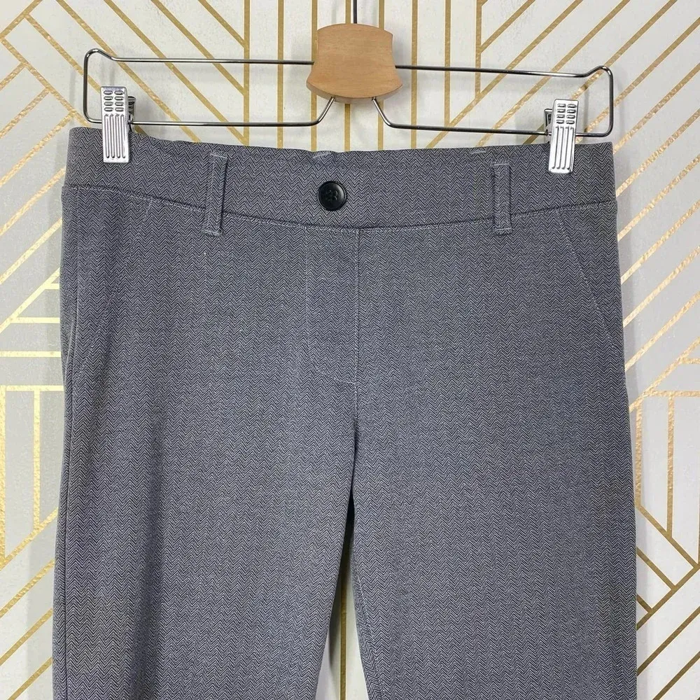BETABRAND Dress Pant Yoga Pants Boot-Cut Classic Gray Herringbone Size‎ US XSP - Image 9