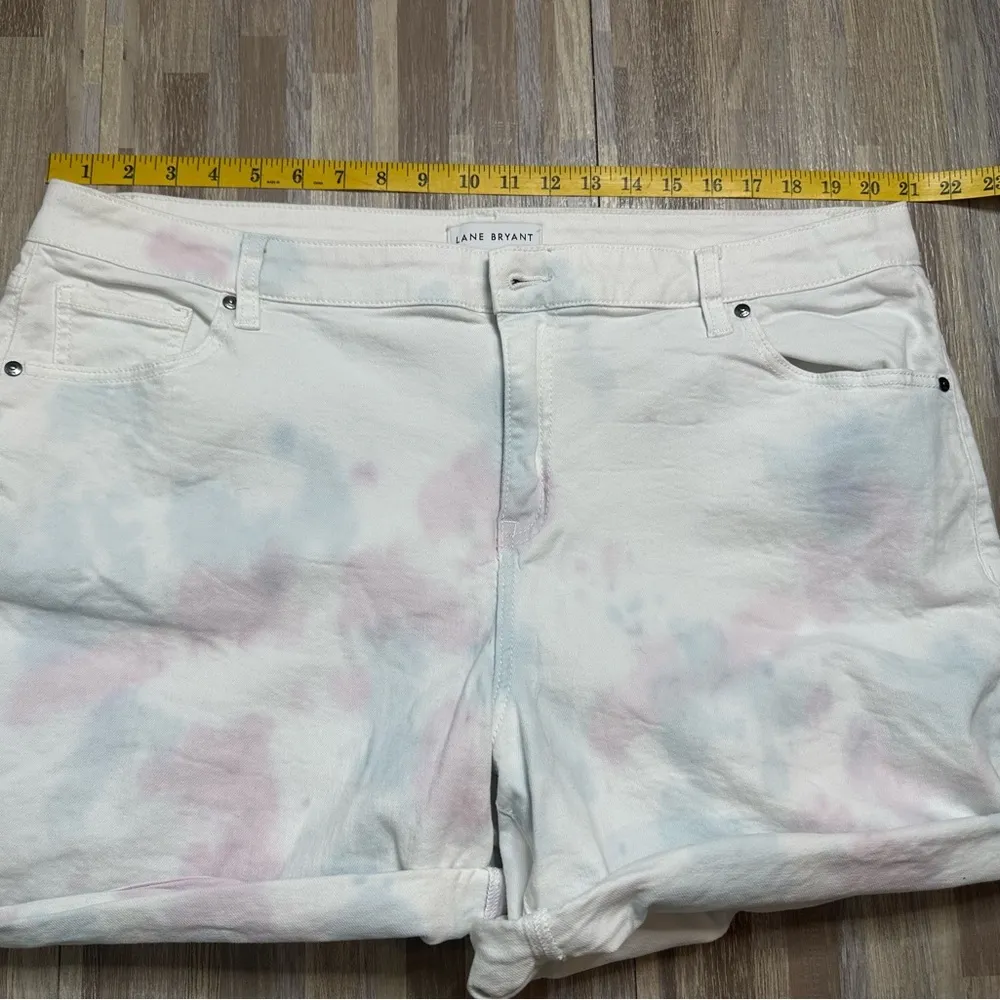 Lane Bryant Plus Size Tie-Dye Shorts, Size 18 - Image 9