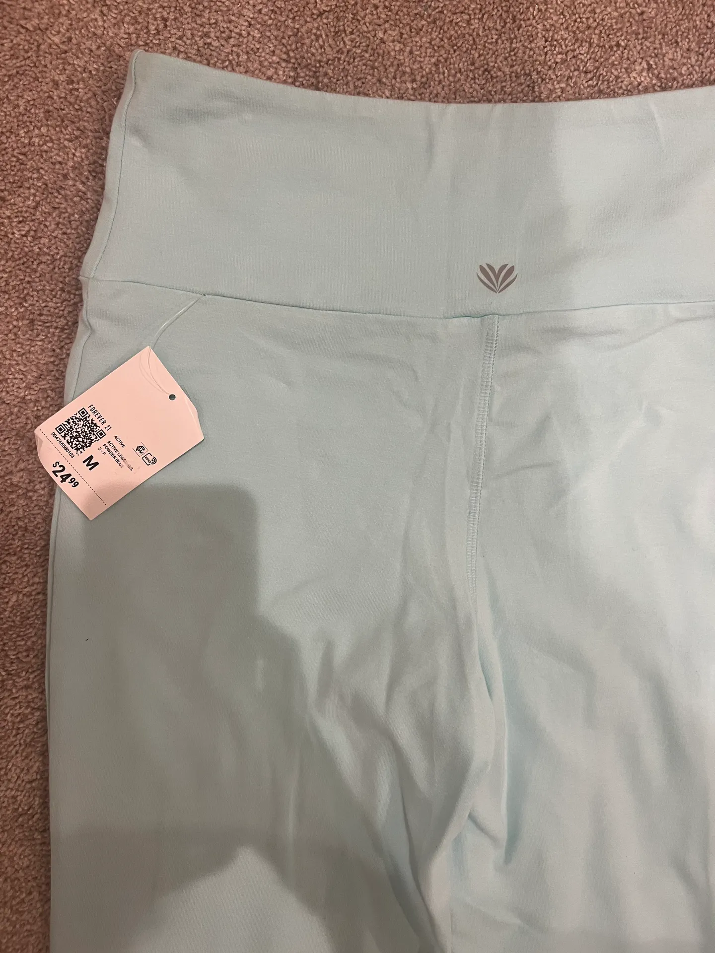 Forever 21 Light Blue Flare Leggings - Image 4