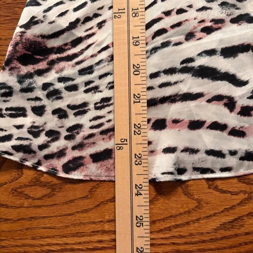 Naked Zebra Cropped Top Zebra Print V Neck Women's - Image 7