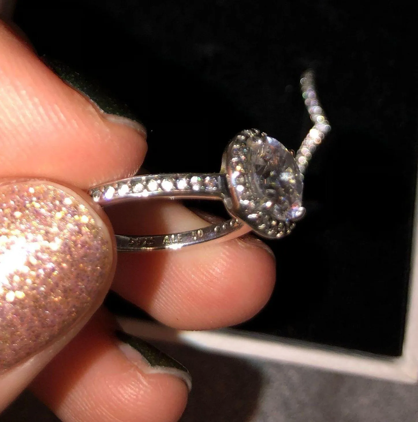 Pandora Promise Rings JUST THE ROUND ONE - Image 8