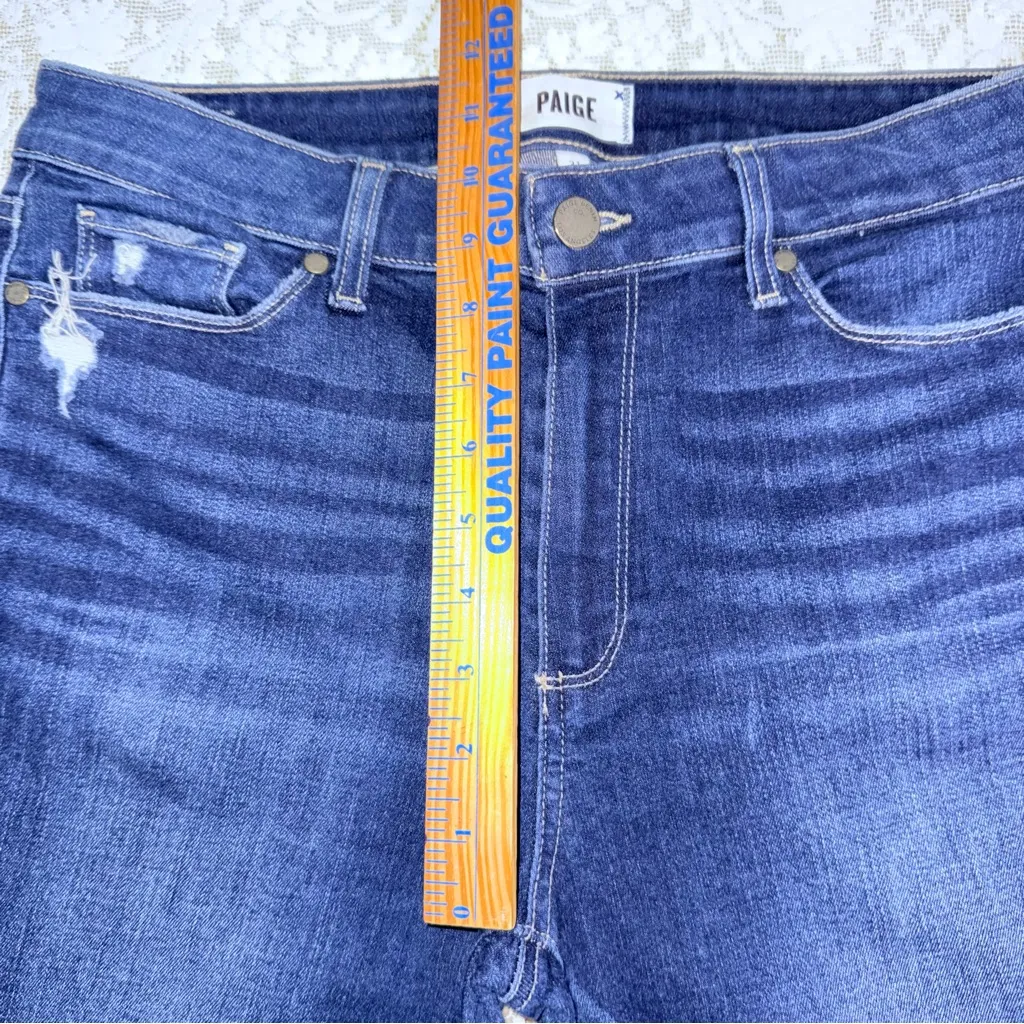 Paige Hoxton Ankle High Rise women’s Distressed Skinny Ankle Jeans Size 31 - Image 5