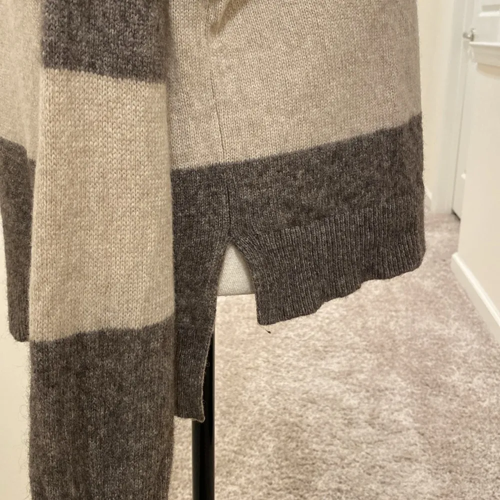 Vince Striped Wool Sweater, Size Small - Image 3