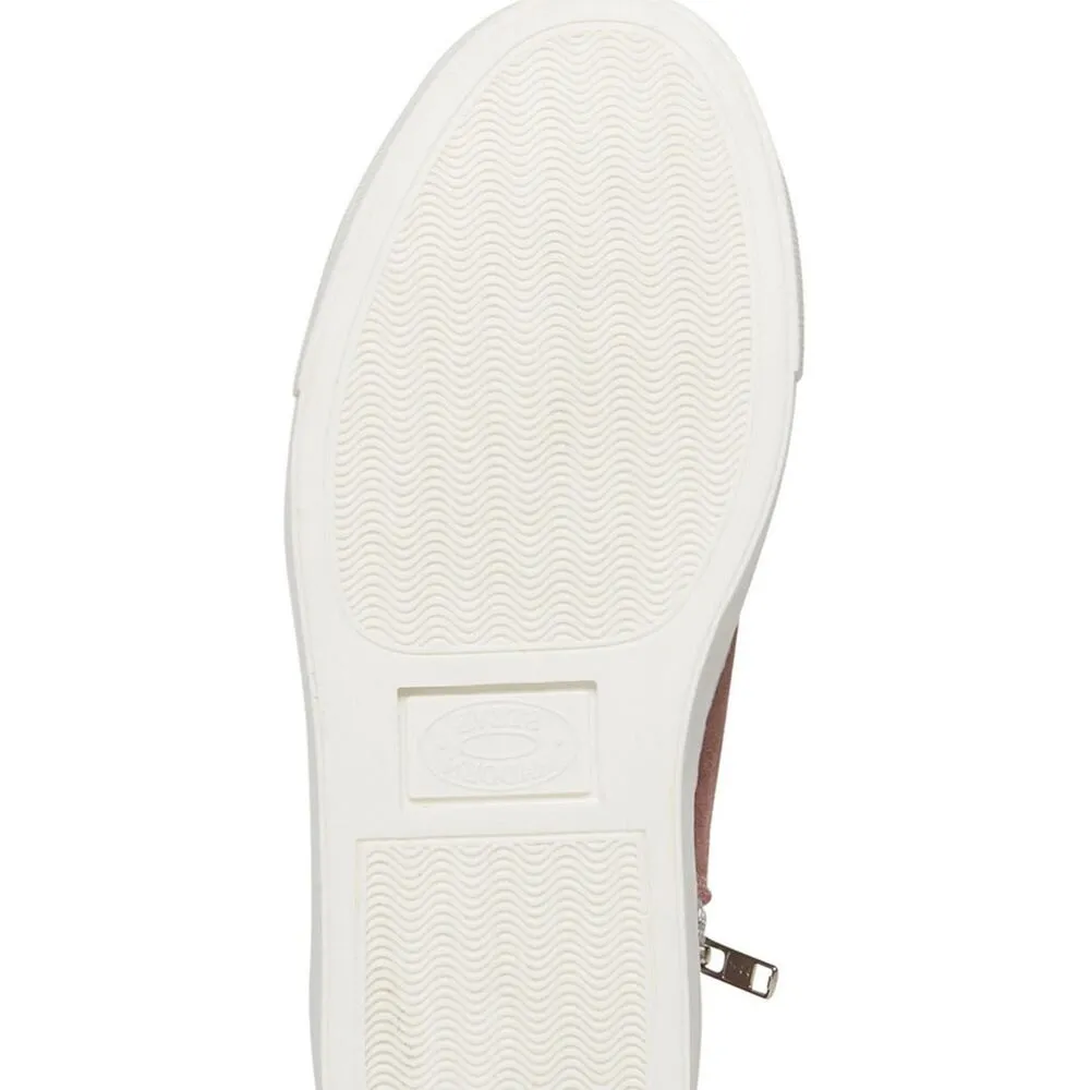 NEW Steve Madden Sneaker Suede Studded High Top Platform Faux Fur Blue Size 8.5 - Image 5