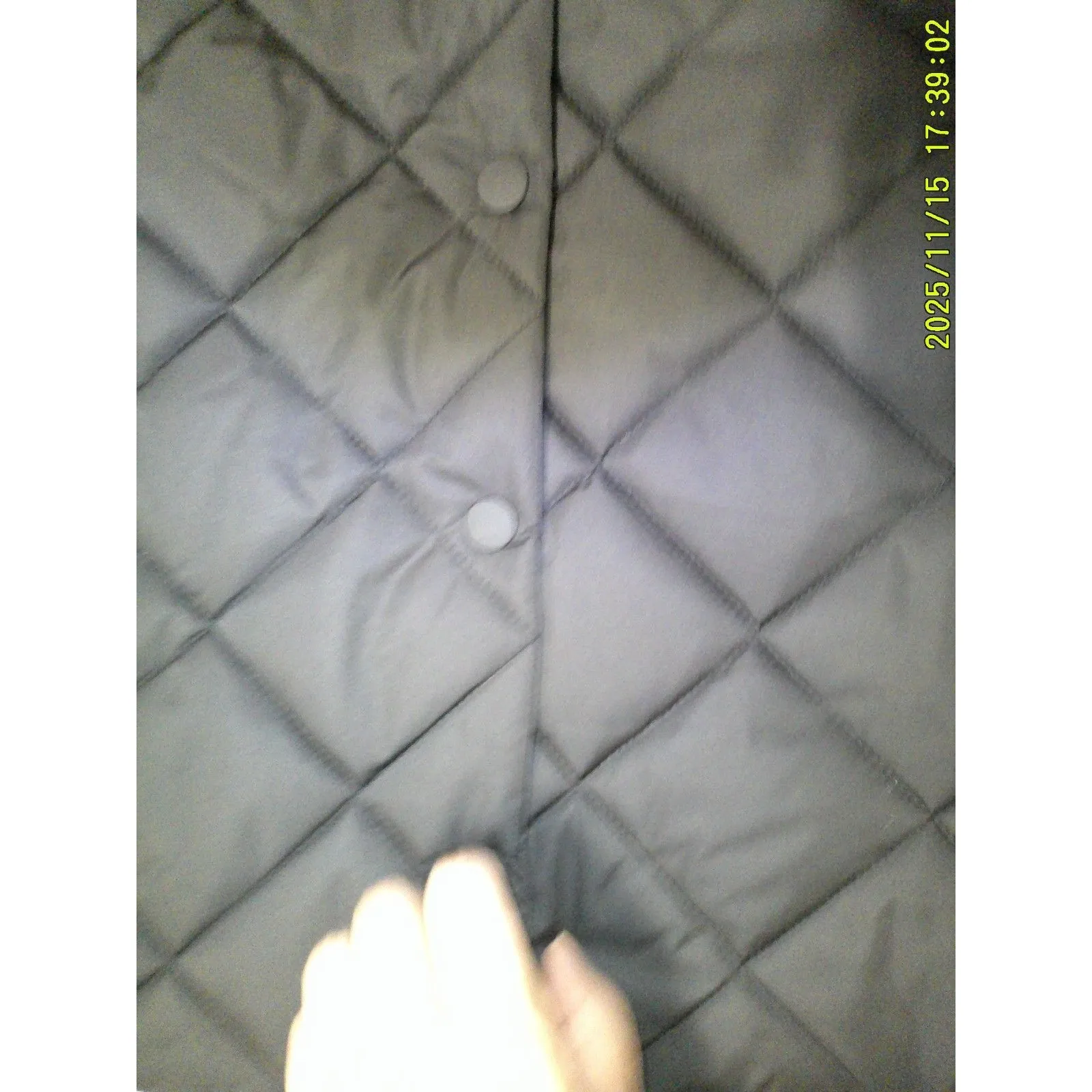 New NWT $595 Jane Post Double Jacket Light Slicker Coat Quilted Removable XS Bla Black - Image 3