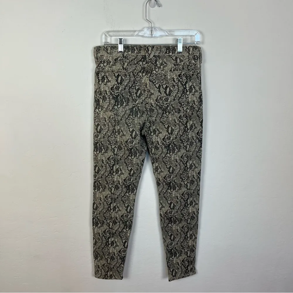 Veronica Beard Kate Snake Skin Skinny High Rise - Image 7