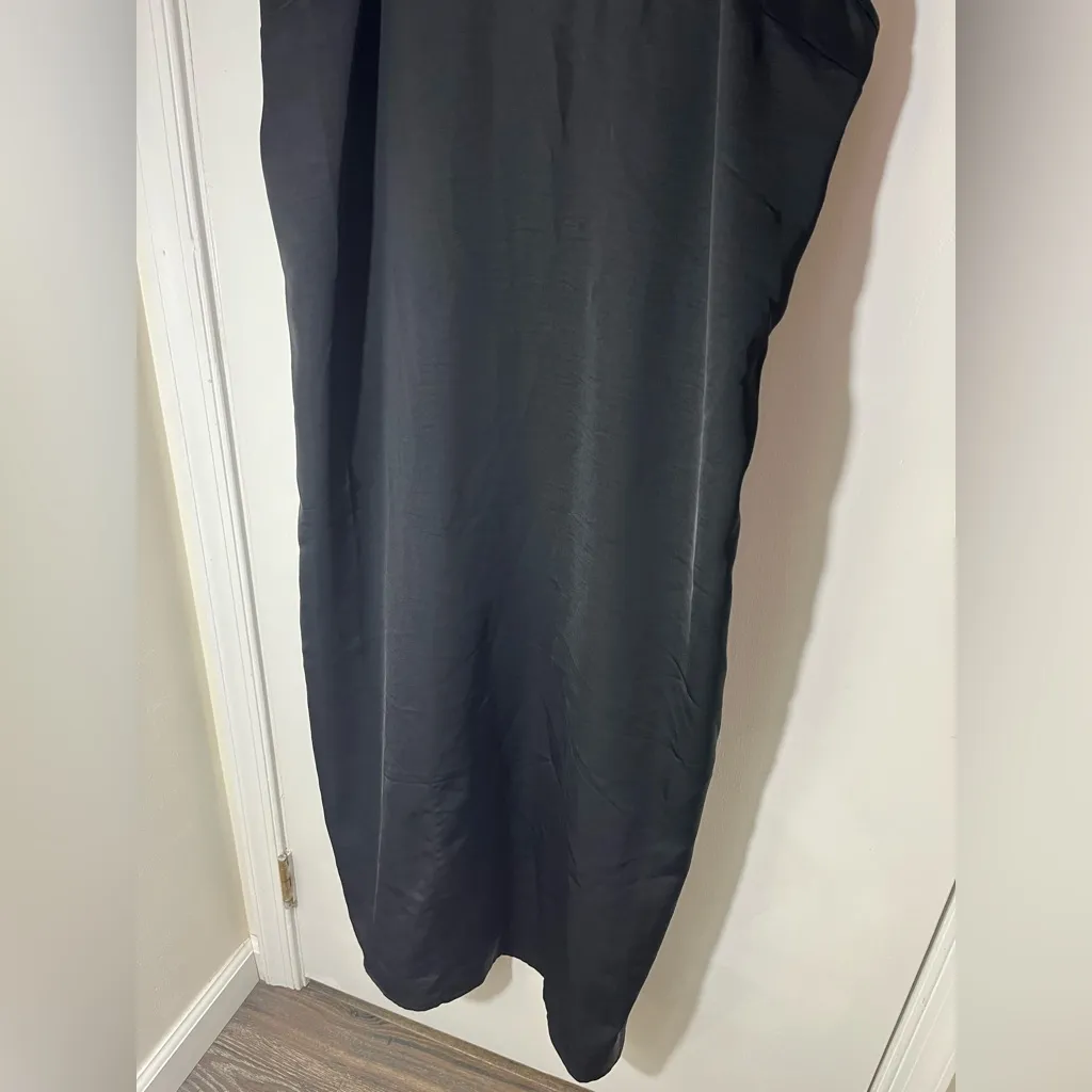 A New Day Black Satin Dress - Image 5