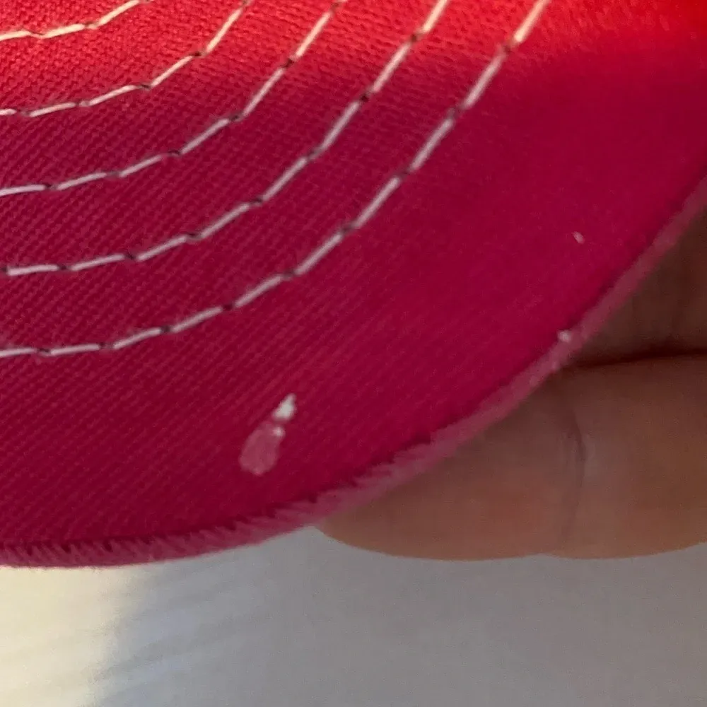 Woman’s Tractor Supply‎ Adjustable Hat Pink with White Stiching - Image 7
