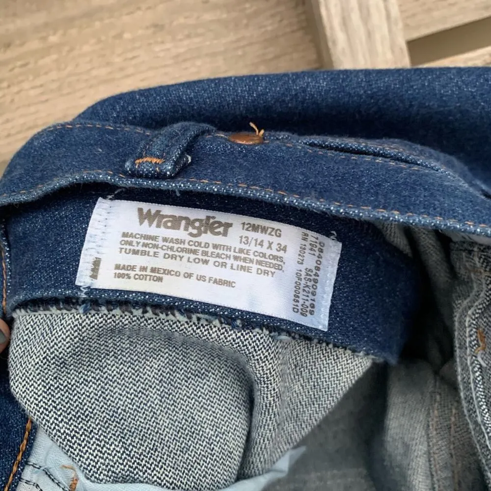 Vintage LADIES Wrangler 12MWZ high rise jeans 13/14x34 - Image 4