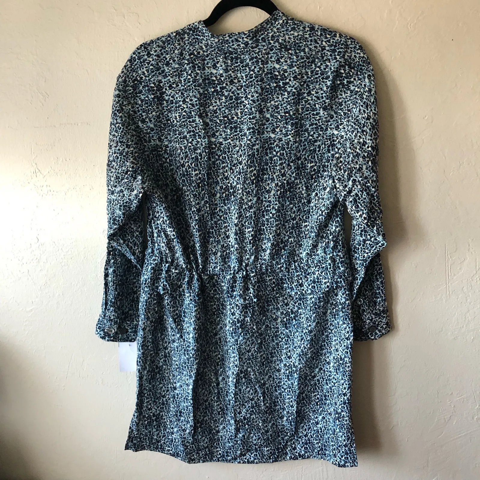 NWOT Equipment  Drawstring Waist Lizza Dress Size L - Image 15