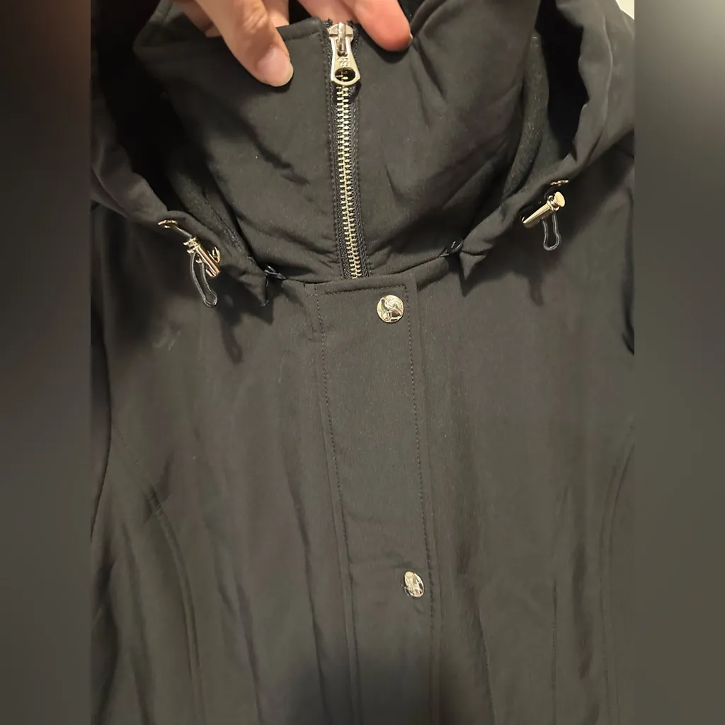 Jessica Simpson Women’s  Fleece Lined Soft Water Resistant Hodded Shell Size XL - Image 4