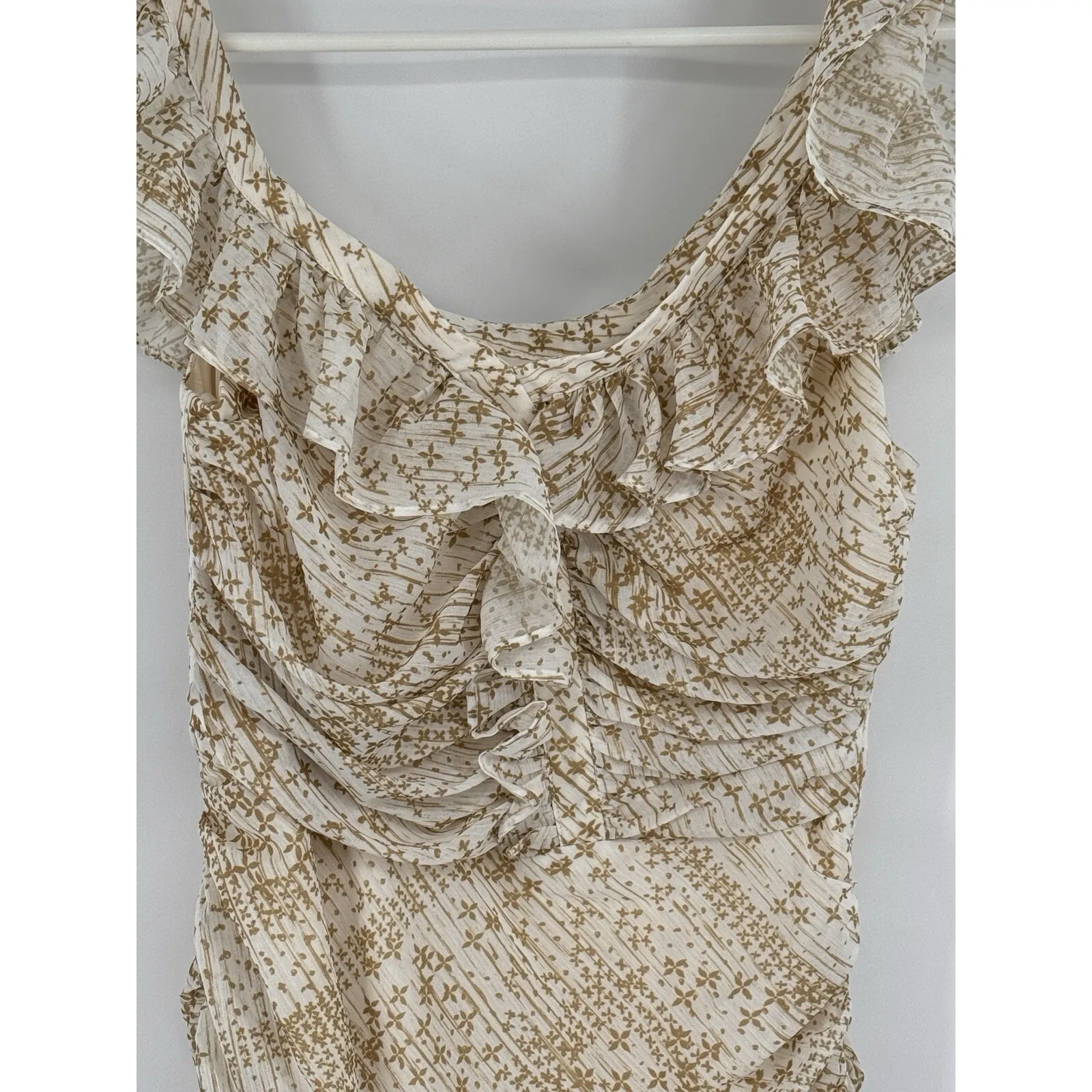 T. J. D. The Jetset Diaries Revolve Hikueru Mini Dress Size Large Ruched Bodycon - Image 2