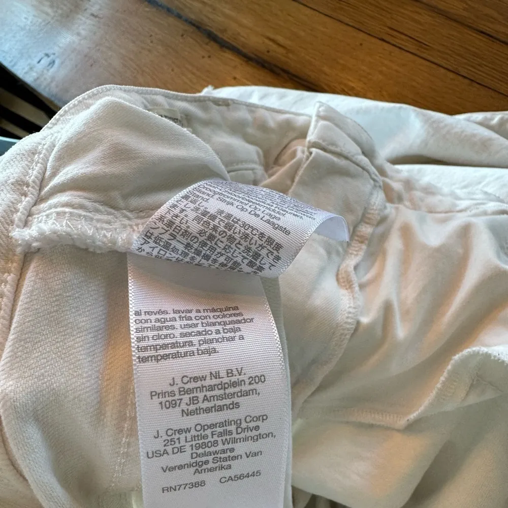 Madewell The Perfect Vintage Wide Leg Crop Jean White Jeans Size 20W - Image 9