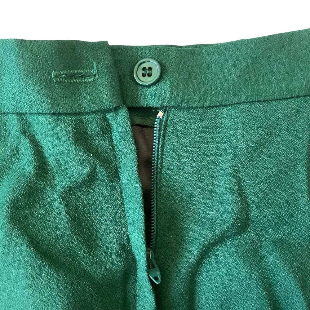 Emerald Green Pencil Midi Skirt Size 6 - Image 5