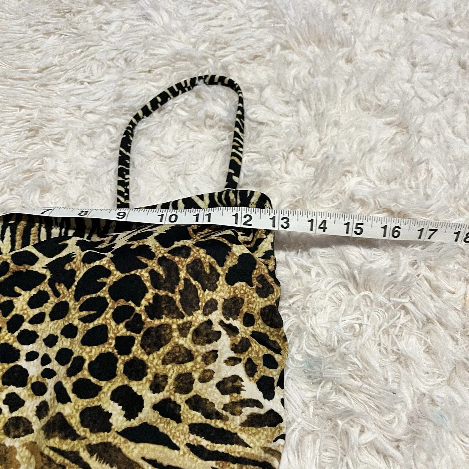 Profile By Gottex Women's One Piece Swimsuit Animal Print Size 12 EUC - Image 7