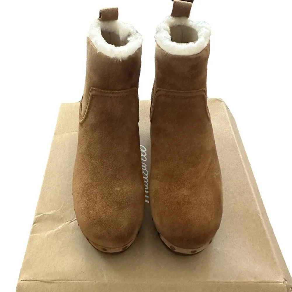 NIB  The Marceline Clog Boot in Shearling Toffee Size 5.5 - Image 3