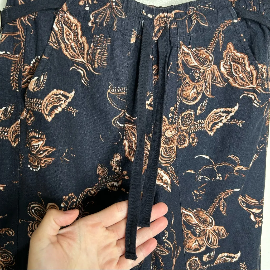 NEW Anthropologie Pilcro Beach Cargo Linen Pants extra small - Image 5