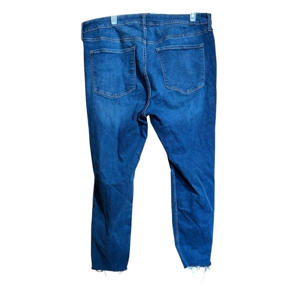 Old Navy Jeans Womens 18 Blue 360 Stretch Extra High Rise Rockstar Super Skinny - Image 5