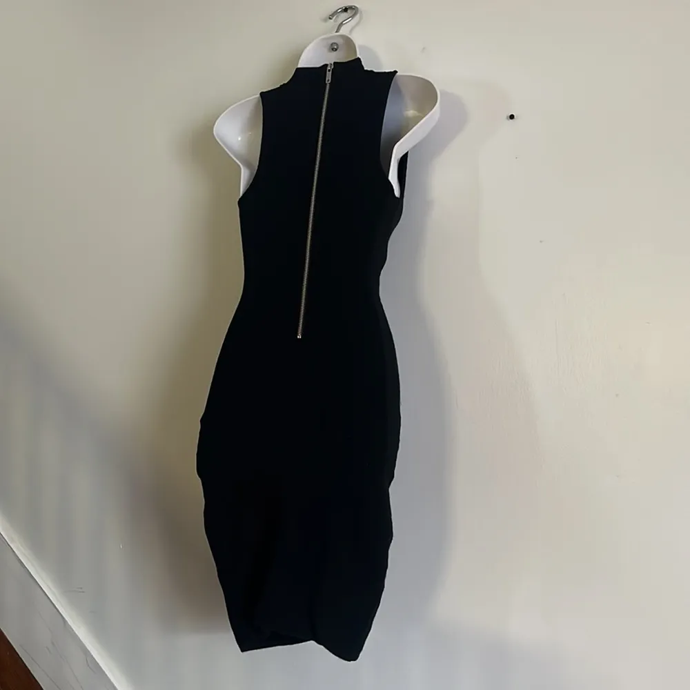 Olivaceous bodycon sexy little black dress - Image 3