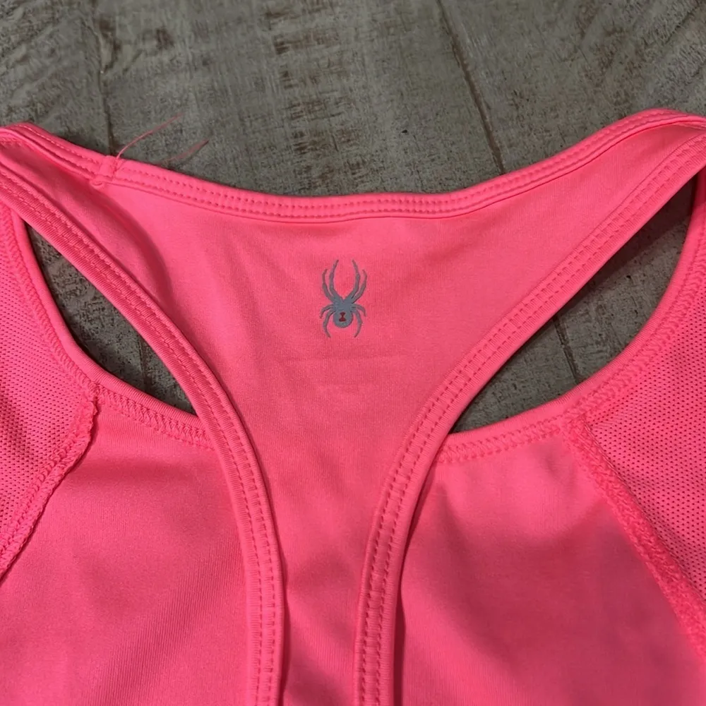 Neon pink/orange racer back tank - Image 4