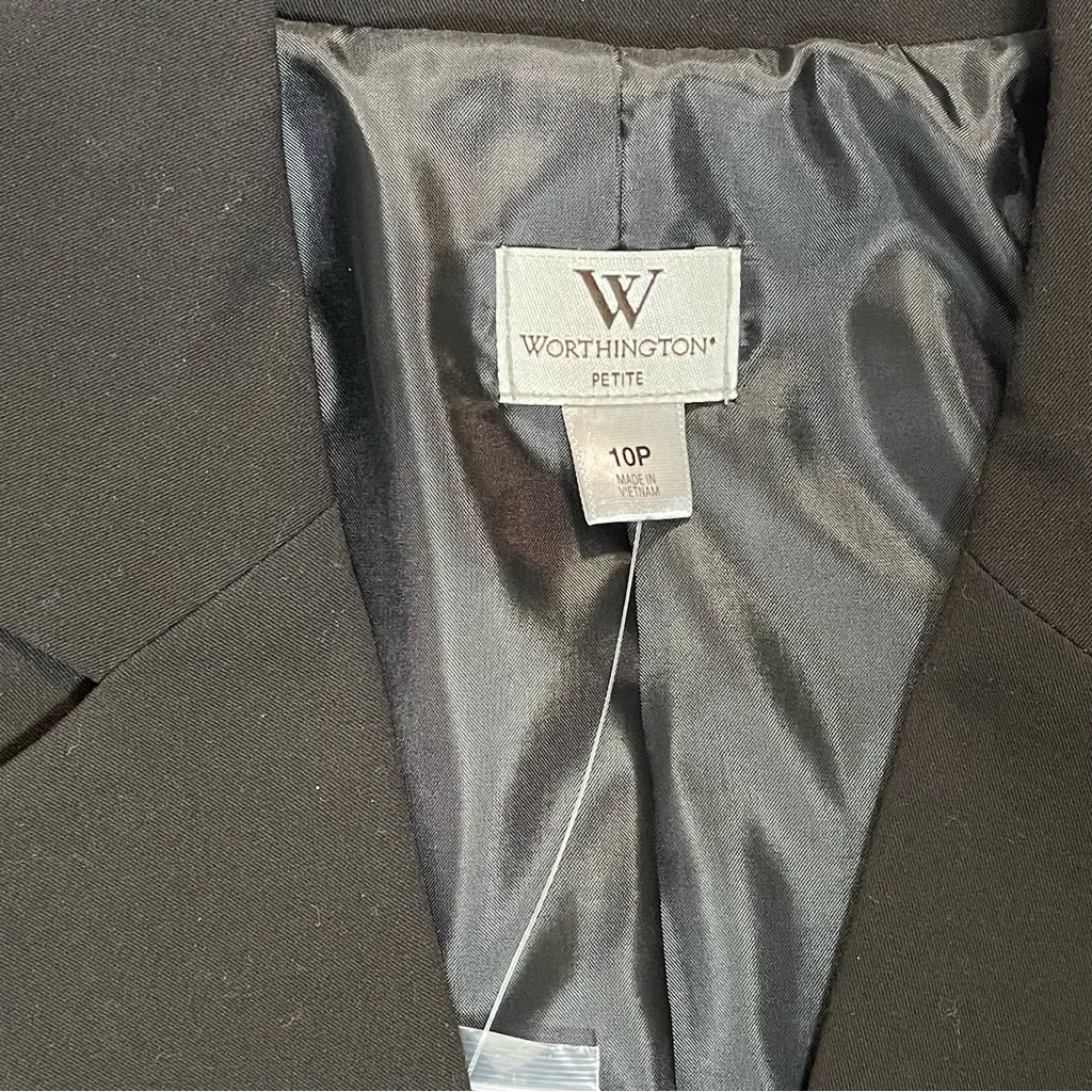 Worthington | NWT Petite Black Blazer | 10P - Image 9