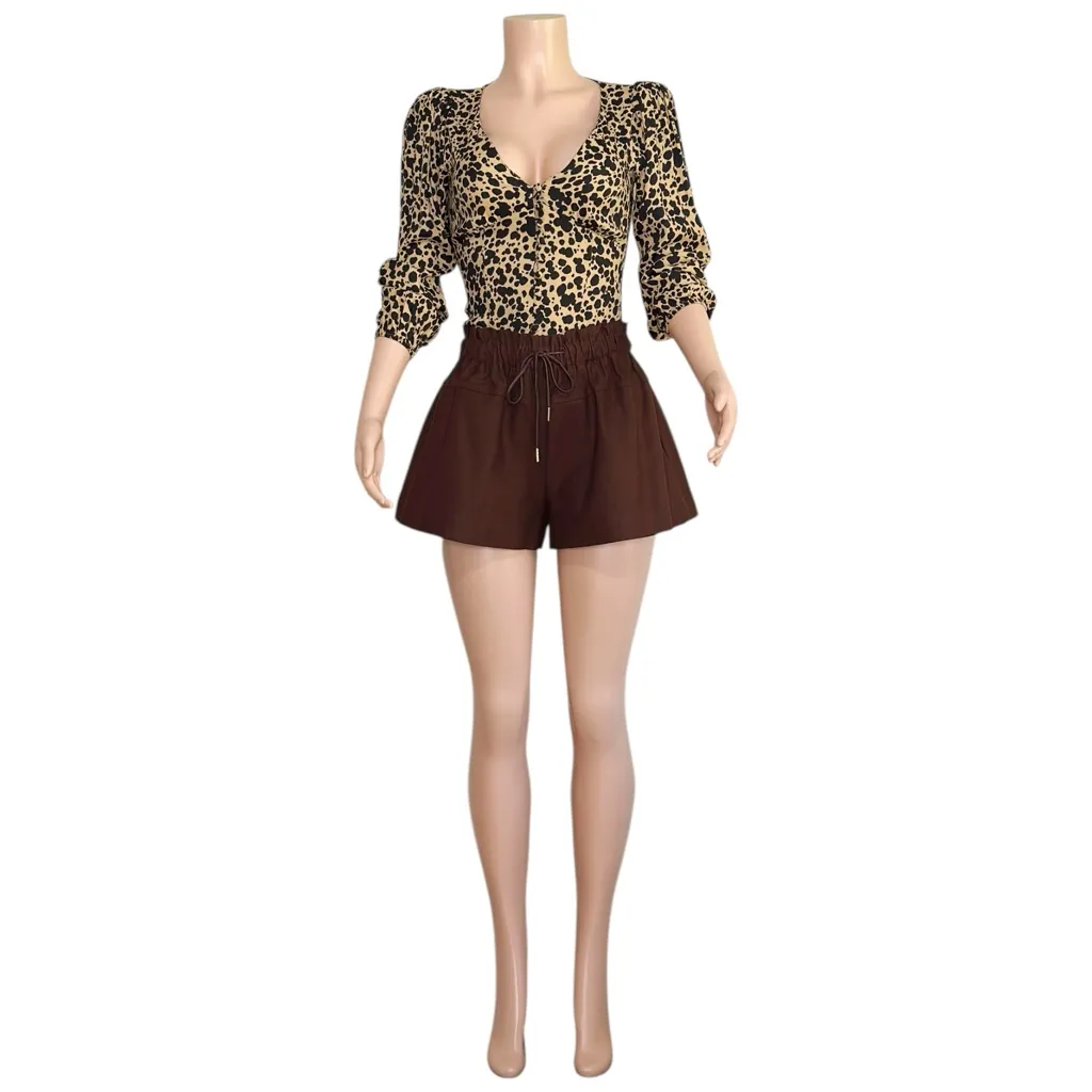 REFORMATION Nell Long Sleeve Blouse, Blitz, XS - Image 10