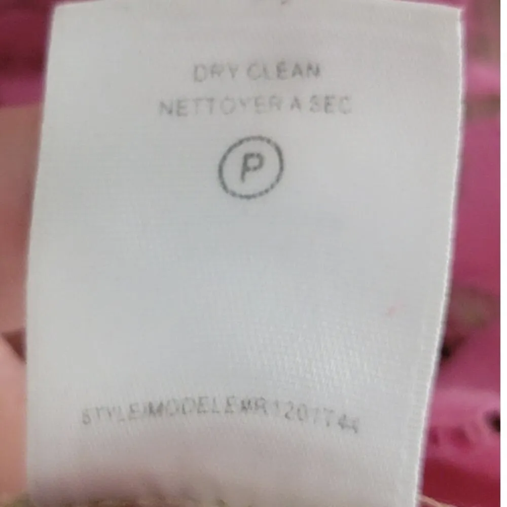 Robert Rodriguez Must Have Lace Tee Boxy Top Pink 4 - Image 7