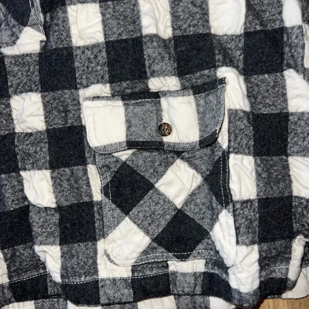 Cropped plaid pull over - Image 2