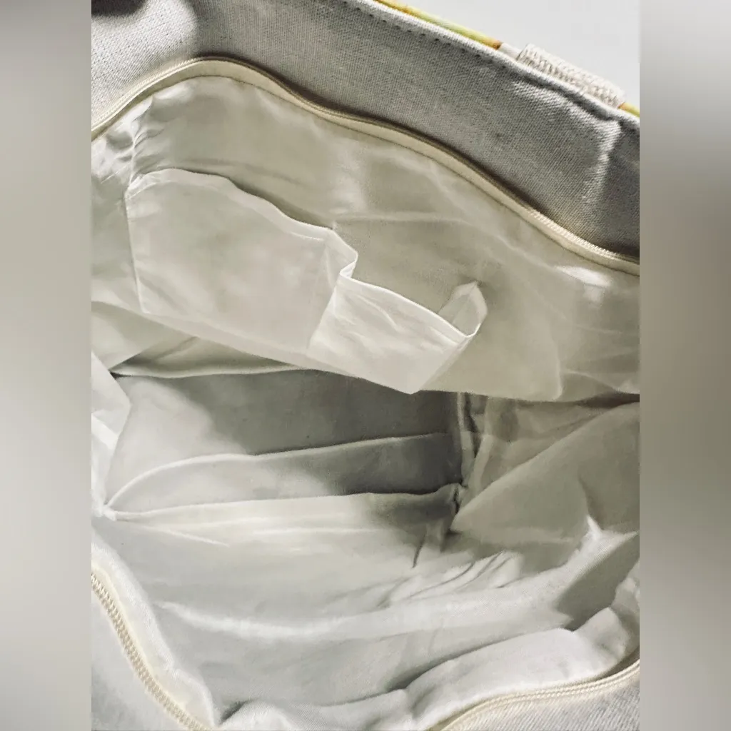 🇮🇹 Amalfi Waterproof Polyester Borsa Mare/Beach Tote Bag Yellow - Image 9