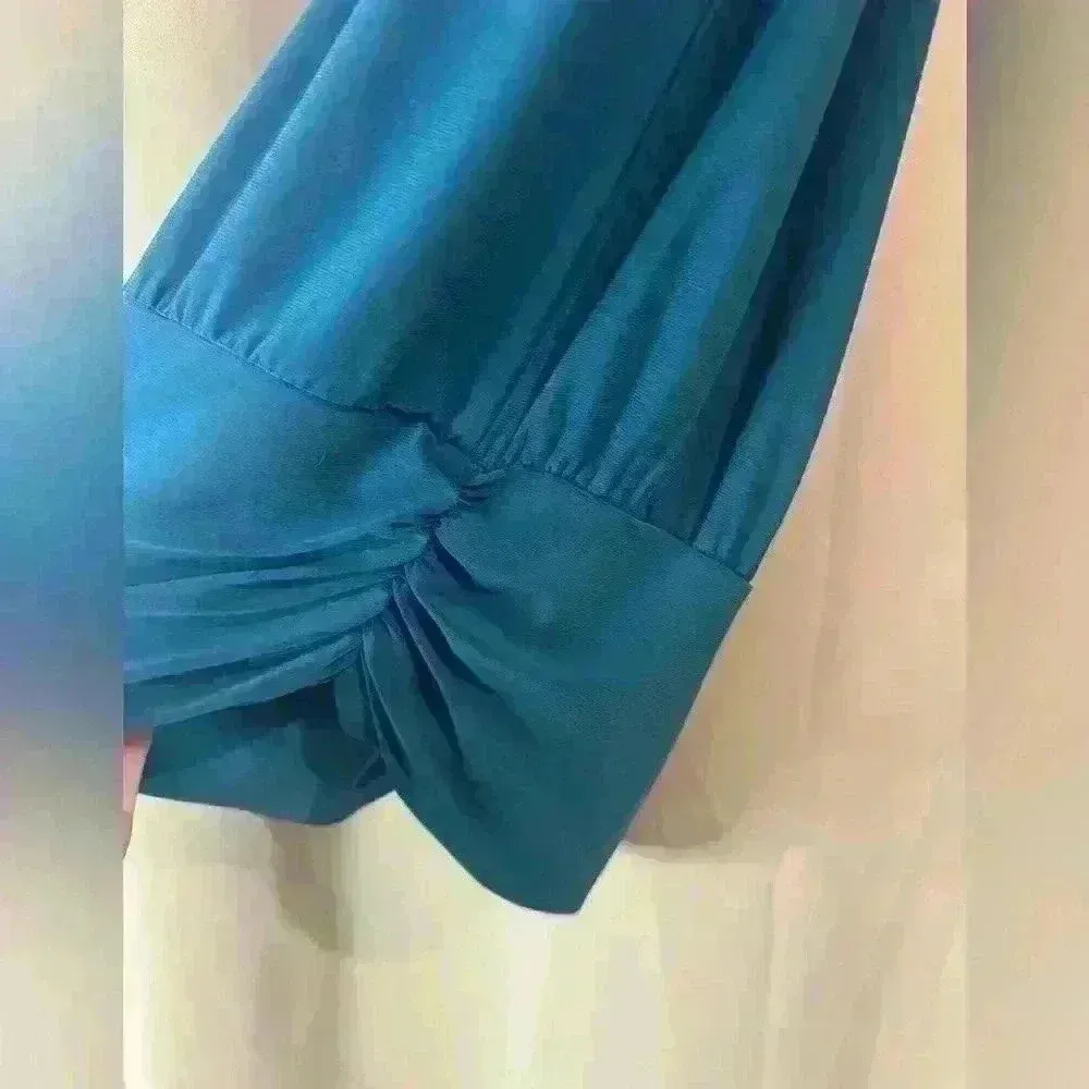 Women’s Blue Perseption Blouse - Image 2