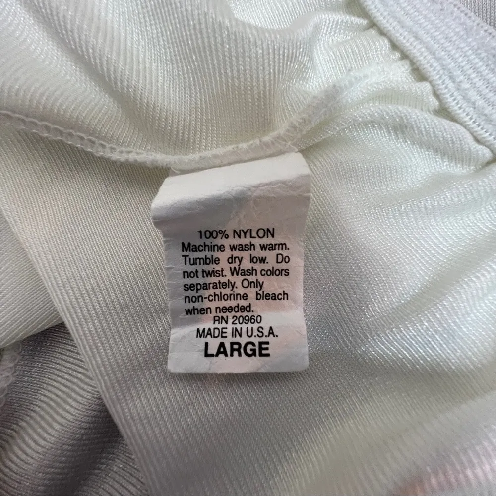 Pull On Slip Size Large with Elastic Stretch Waistband Cream/Off White C… - Image 2