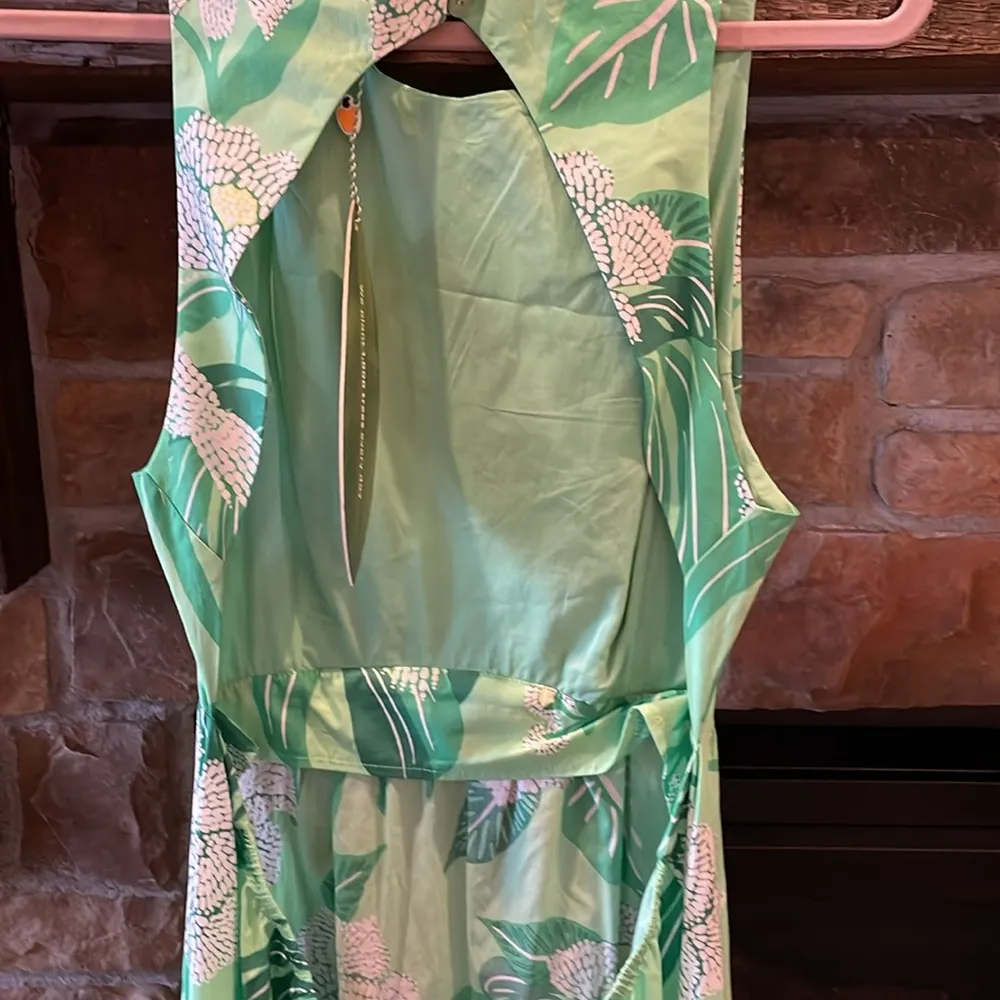 Farm Rio Dewdrop Floral Green Midi NWT - Image 10