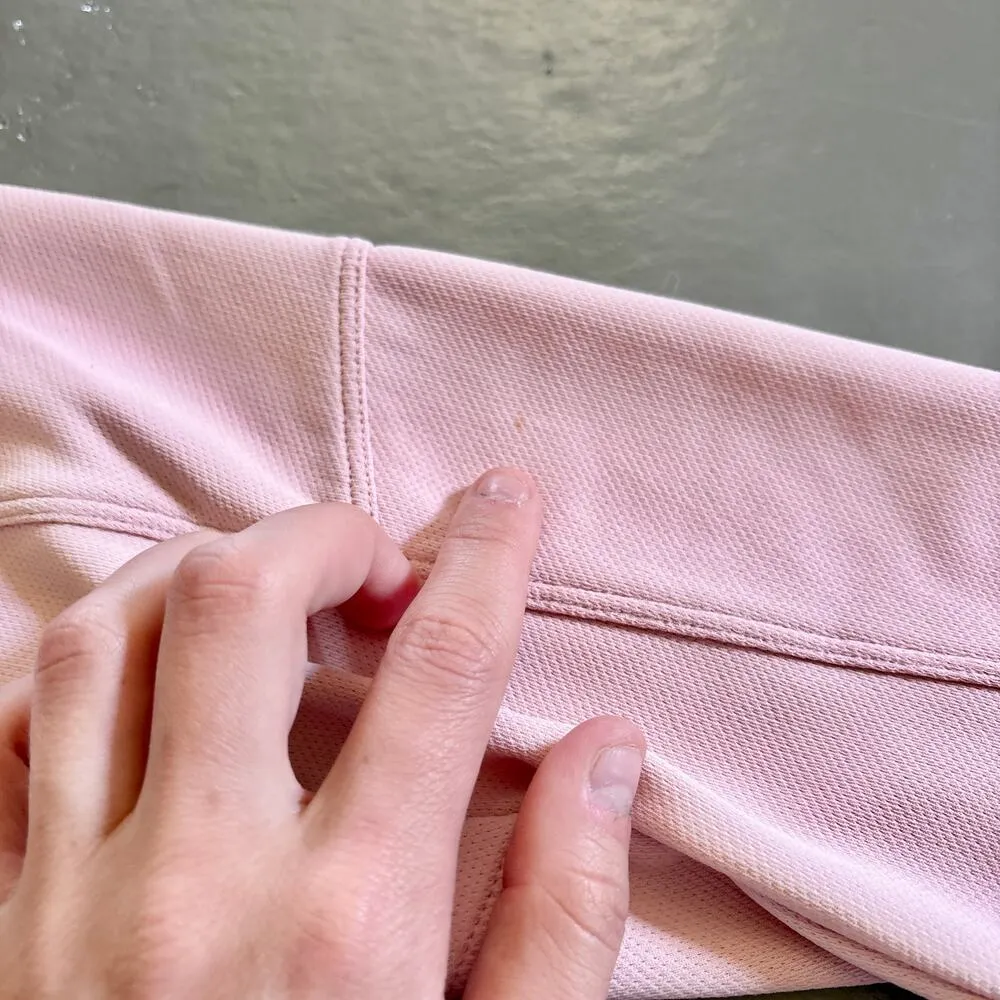 Nike Pink Quarter Zip Womens Small Y2K Grey Tag VTG Nike Lightweight Jacket - Image 6