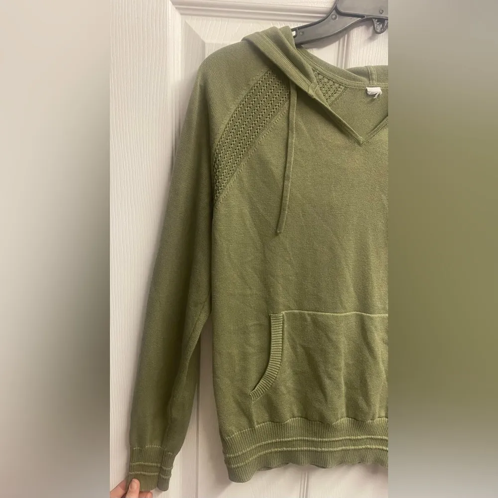 Athleta Evergreen Hoodie Sweater Pullover Size XXS - Image 2