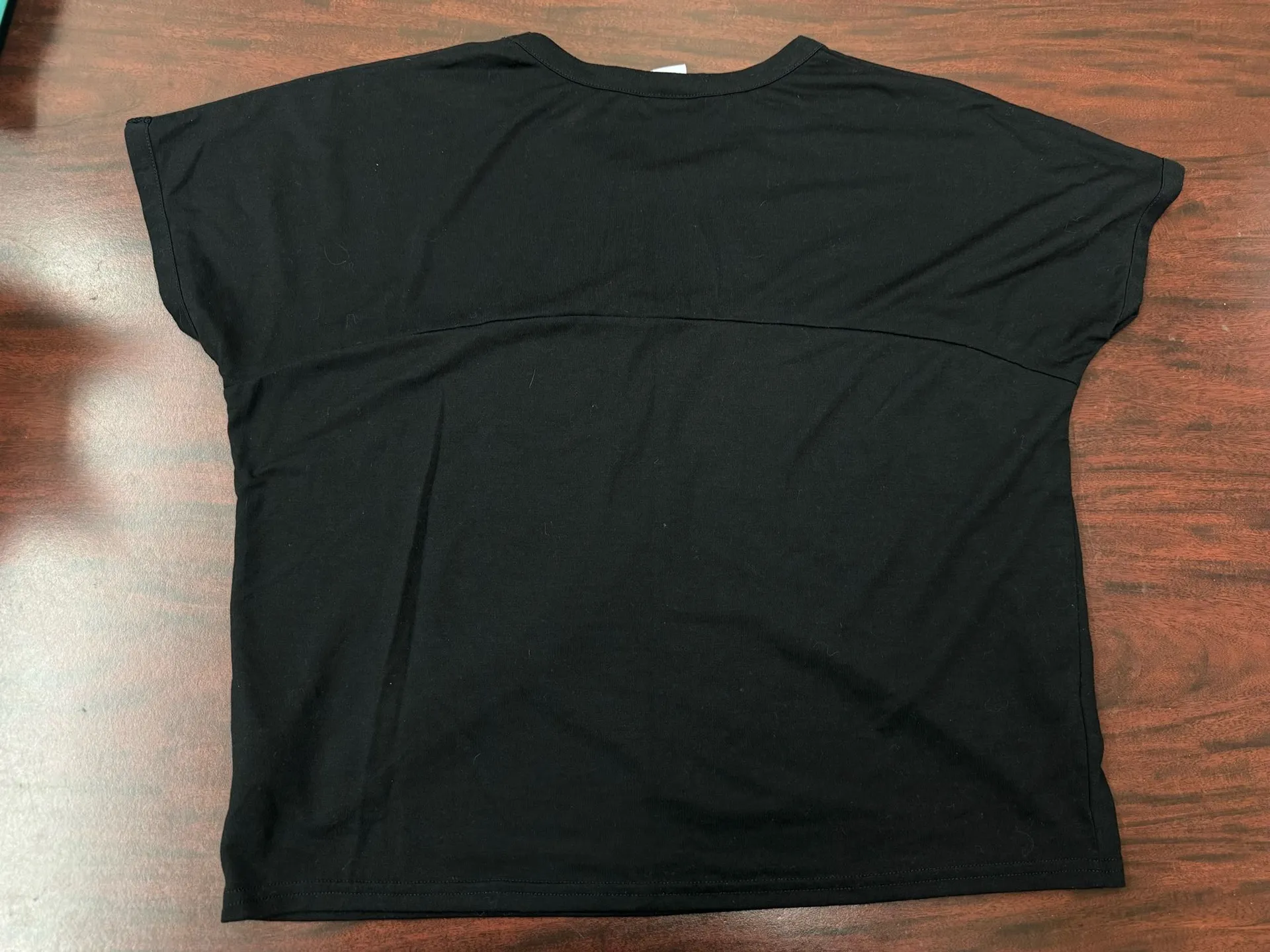 Gymshark Black Short Sleeve Athletic Tee Size Large - Image 3