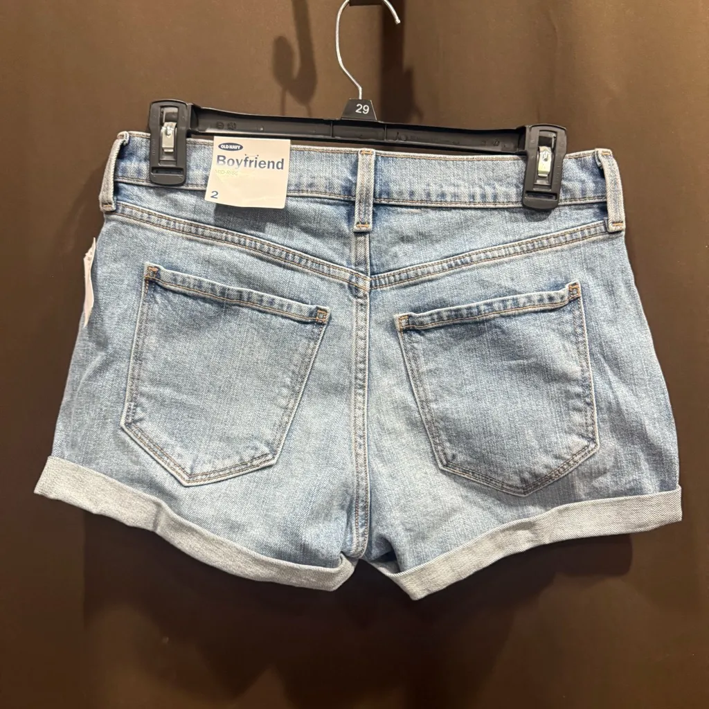 Old Navy Light Blue Boyfriend Jeans Size 2 - Image 3