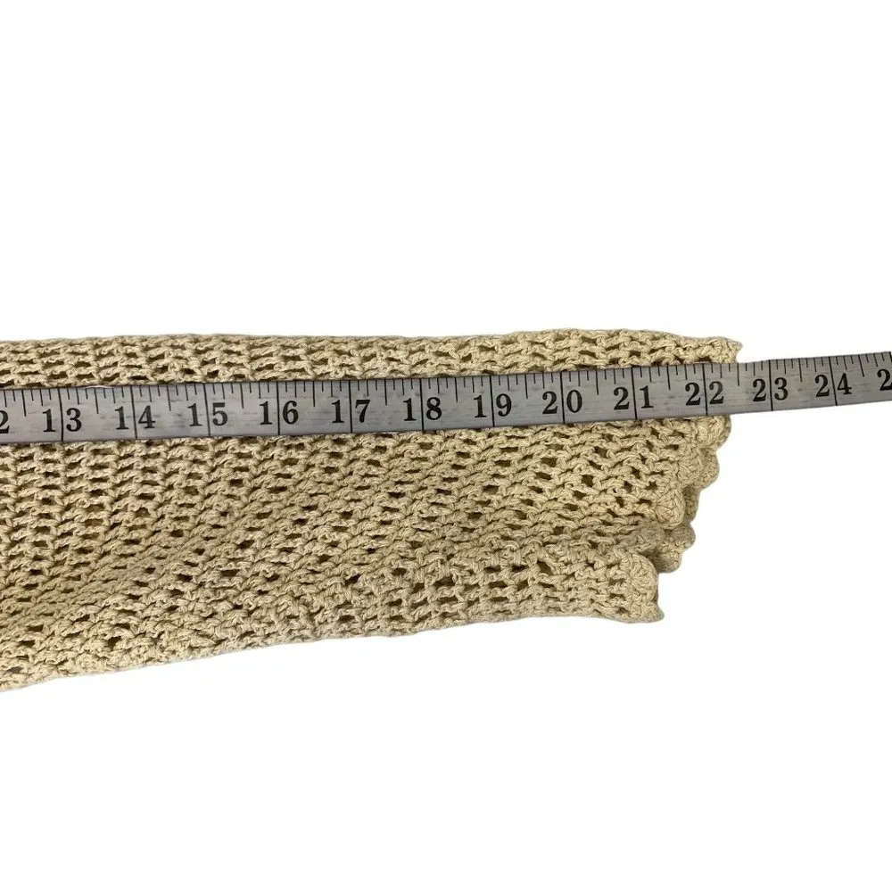 Eddie Bauer Women's Tan Knitted Cardigan - Image 5