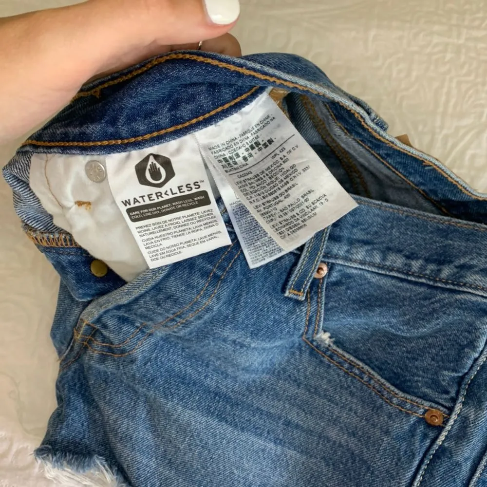 501 Denim High Waisted Shorts  - Image 4