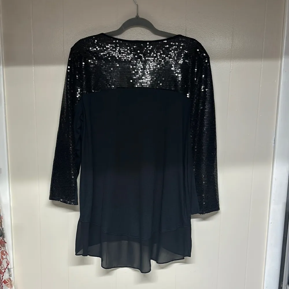 Coco Bianco Black Sequin Tunic - Image 5