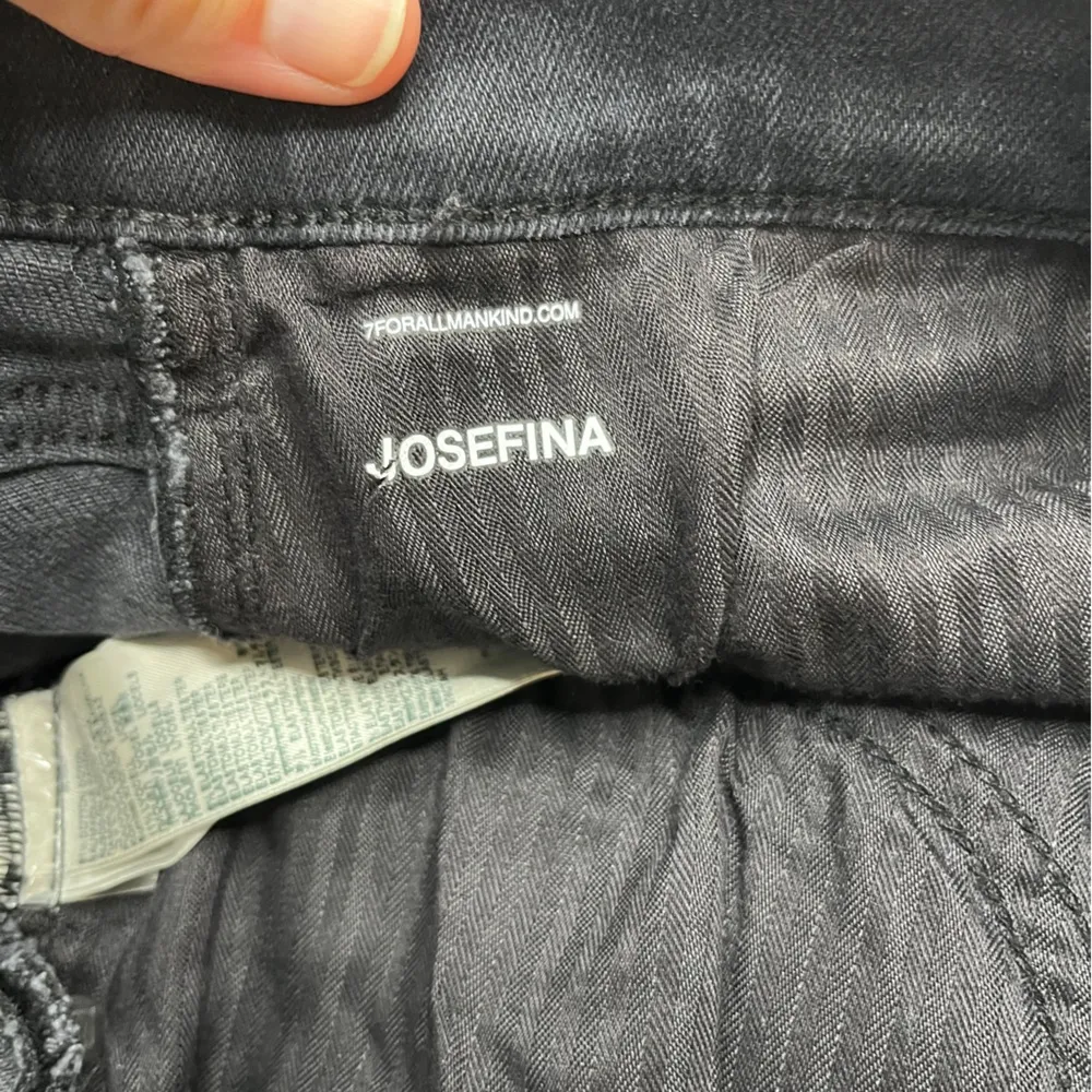 7 For All Mankind Luxe Vintage Button Fly High Rise High Waist Josafina - Image 8